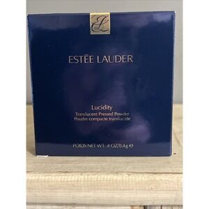Estee Lauder Lucidity Translucent Pressed Powder 06 Transparent .4oz New In Box